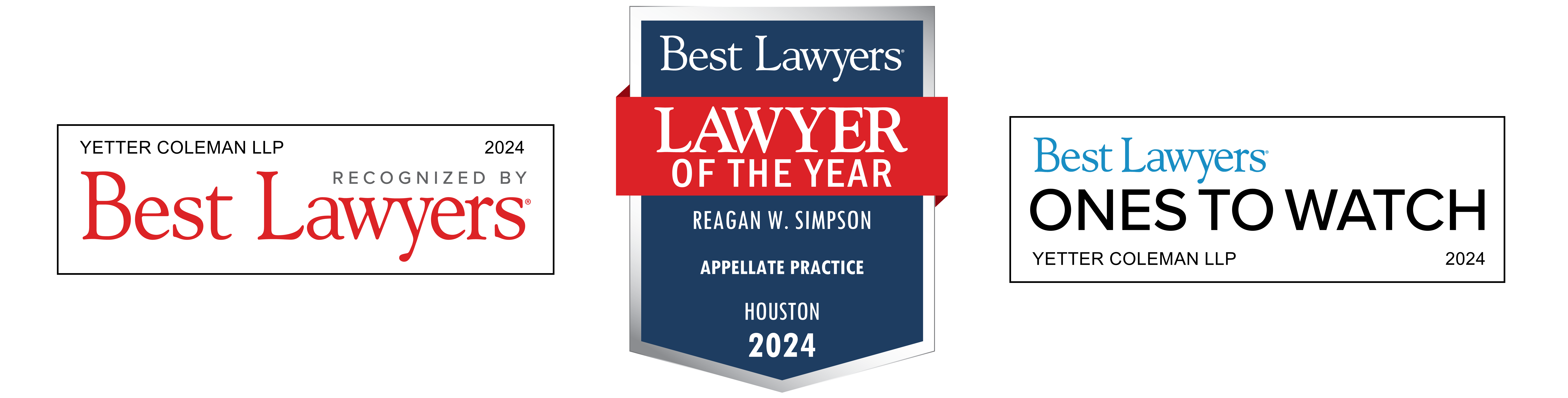 2024 Best Lawyers in America Recognizes 27 Yetter Coleman Lawyers As